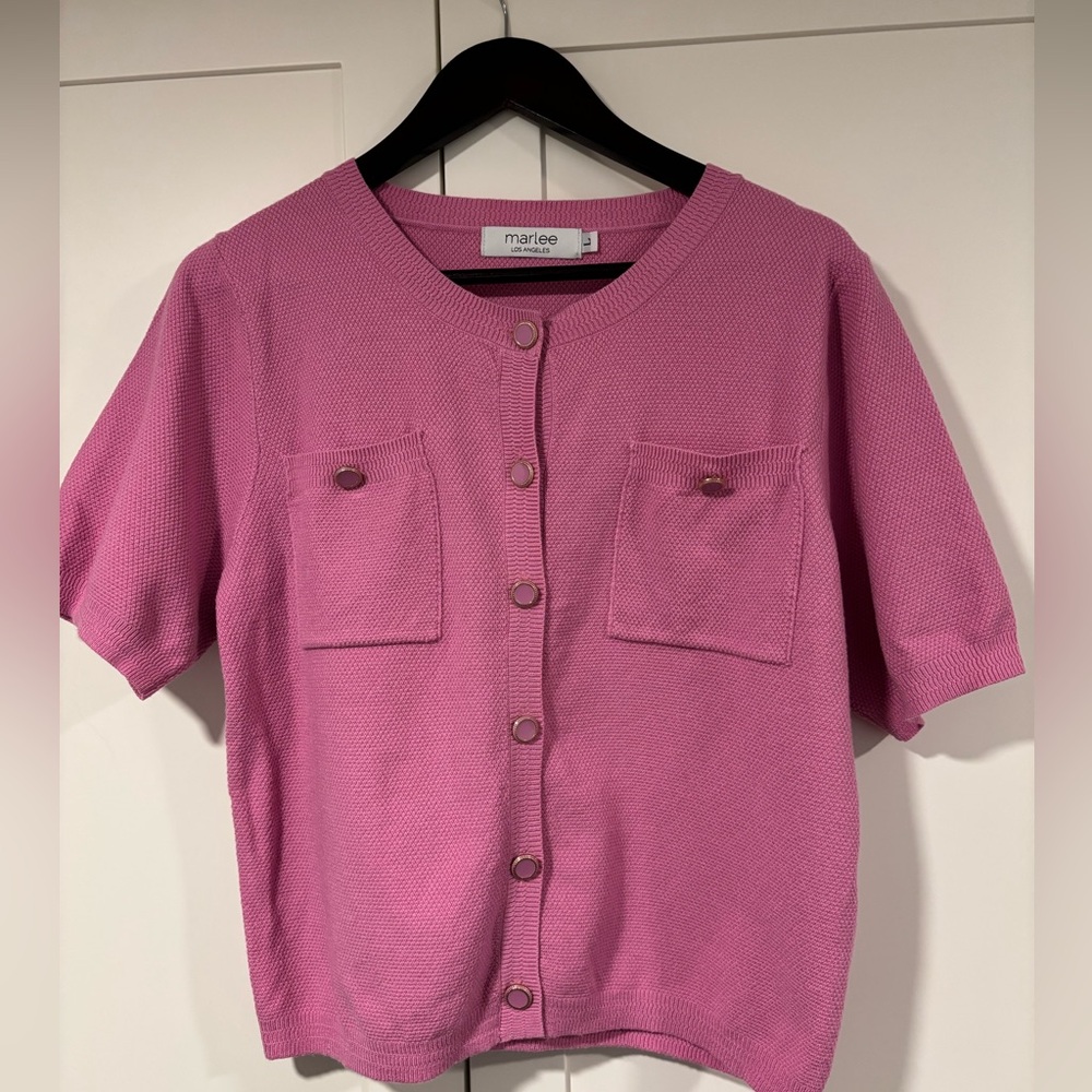 Marlee Los Angeles short sleeve cardigan
Size L